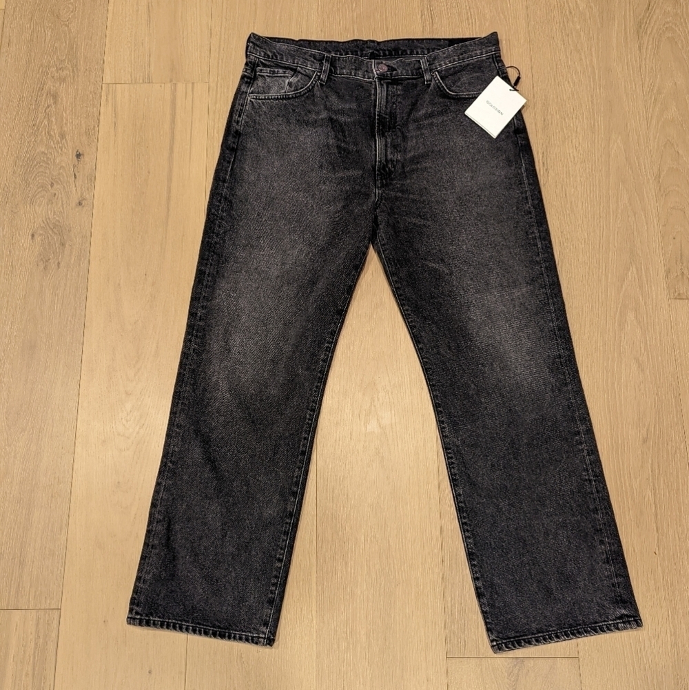 Goldsign black straight jean